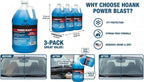 (6 Gallons) - Power Blast Windshield Washer Fluid, 0°F Protection, Blue, 1 Gallon Jug, Ready to Use (6 GALLONS, Blue Power Blast 0°F)