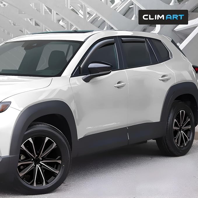 in-Channel Incredibly Durable Rain Guards for Mazda CX-50 2023-2026, Original Window Deflectors, Vent Window Visors, Vent Deflector, 4 pcs. - 623510