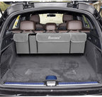 Car Trunk Organizer and Storage, Backseat Hanging Organizer for SUV, Truck, MPV, Waterproof, Collapsible Cargo Storage Bag with 4 Pockets, Car Interior Accessories (Gray)