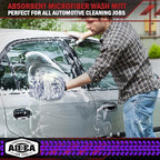 AIDEA Car Wash Mitt Microfiber, 2PK Wheel Cleaner Mitts, 7.12' X10.14'' | Scratch Free Lint-Free, Extra Plush Premium Microfiber Mitt Car Wash Brush, Regular Size