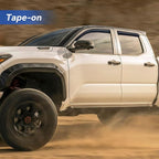 Window Visors Rain Guards for 2024 2025 2026 Toyota Tacoma Double Cab, Out-Channel Window Vent Wind Deflectors Visors Shades for 24 25 26 Tacoma 4 Full-Size Cab