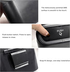 Car Trash Can with Lid, Leakproof Mini Auto Garbage Bin with Trash Bags, Multipurpose Dustbin Container Storage Organizer for Vehicle Home Office, Car Accessories (Black)