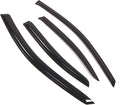WD2-482 Dark Smoke 4 Pcs Set Window Visor (Outside Mount) Deflector Rain Guard Compatible with 2006-2013 Lexus IS250 IS350