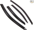Outside Mount Window Vent Visors Rain Guards Compatible with Lexus IS250 IS350 2006-2013 | Side Window Wind Deflectors Rain Shields | Smoke Tinted, 4 Pcs Set, DGWV-482