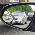 Blind Spot Mirror Oval, HD Glass Frameless Stick on Adjustabe Convex Wide Angle Rear View Blind Spot Car Mirror for Car Blind Spot, Pack of 4