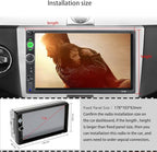 Double Din Car Stereo 7 Inch Touch Screen Car Audio Radio with Bluetooth Audio Hands-Free Calls Backup Camera FM Radio Receiver Car MP5 Player Support Mirror Link AUX-in USB TF Input