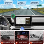 15W Fast Wireless Charger Car Phone Holder for 2026 Toyota RAV4 10.5-inch Touchscreen (LE/SE/XLE Premium/Woodland), 360° Rotation Phone Mount Compatible with MagSafe, 2026 Toyota RAV4 Accessories