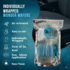 Wonder Wafers 75 Count Air Fresheners Individually Wrapped, Clean Car Fragrance