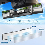 Interior Rearview Mirrors, 16 Inch Universal Panoramic Car Rear View Mirror Accessories, Wide Angle Reduce Blind Spot Effectively for Car, Jeep, Truck, Motorcycle, Tractor, ARB, ATV, SUV, RV