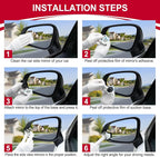 Blind Spot Mirrors, 2" Round HD Glass Frameless 360° Adjustable Convex Rear View Mirrors with Wide Angle Stick, Exterior Accessories for Cars, SUVs and Trucks, 2 Pack