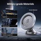 for MagSafe Car Mount - Magnetic Phone Holder for Car Dash,360° Rotation Strong Magnets Car Phone Holder Compatible iPhone 17 16 15 14 13, MagSafe Car Accessories, Titanium Silver