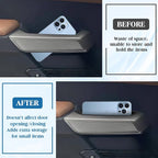1797 4 Door Handle Storage Box fit for Ford Bronco 2021 2022 2023 2024 2025 2026 Accessories Car Pocket Organizer with Anti-Slip Black ABS Plastic-4pcs/Set (Not for Sport/2 Door)