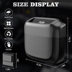 2 Packs Car Trash Can with Lid，Built-in Storage Garbage Bag，Leakproof Vehicle Trash，Car Accessories for Interior,Mini Garbage Bin for Automotive, Office, Kitchen,Bedroom，with 60pcs Trash Bags