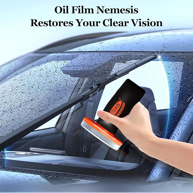 Glass Cleaner Glass Oil Film Cleaner for Car, Windshield Cleaner Tool for Automotive Windshield, Window, Mirror, Improve Windshield Clarity and Visibility for Safe Driving (2)