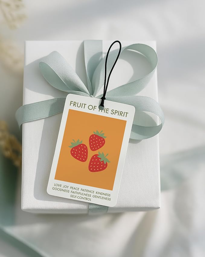 Christian Car Air Freshener 6 Pcs Coconut Scented, Religious Bible Daisy Lemon Strawberry Car Accessories Mirror Decor for Women, Christian Hanging Air Freshener for Cars Closet Drawer Books
