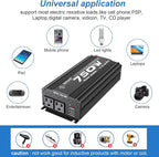 12V Inverter 750W Inverter 12V to 110V or Cars Trucks semi Trucks Various Vehicles with 2 AC Power outlets 2USB Ports