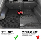 Cargo Mat for Kia EV6 2024 2023 2022, All Weather TPE Custom Fit Easy Clean Car Trunk Mat for Kia EV6 2022-2024 Cargo Liner, Black