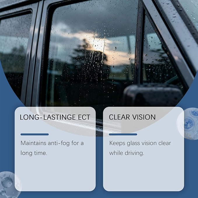 Anti Fog Spray | 120Ml Defogger, Quick Action, Long Lasting | Clear Vision Formula, Streak Free Finish, Glass Safe | Trucks Pickups Suvs Bicycle Helmets Rv Camping Daily Commute Travel