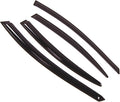 WD2-120 Dark Smoke 4 Pcs Set Window Visor (Outside Mount) Deflector Rain Guard Compatible with 1998-2004 Dodge Intrepid