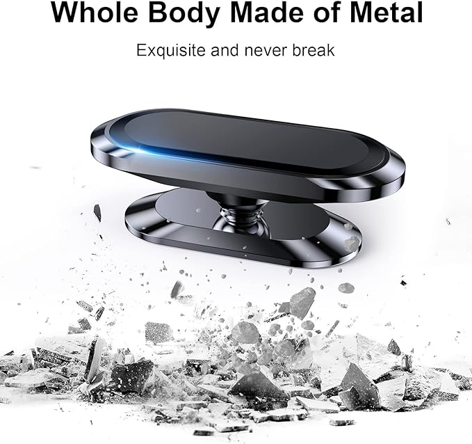 【2-Pack】 Magnetic Phone Holder for Car Dash【Strong Magnet】 Magnetic Car Phone Holder Mount 【4 Plate】 Phone Holders for Your Car Phone Mount for Car Dashboard Cell Phone Car Mount for iPhone Samsung