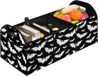 Halloween Bat Car Trunk Organizer Storage Box Collapsible Non-Slip Automotive Organizer Vehicle Organization