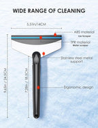 Ice Scrapers for Car Windshield-Winter Windshield Scraper for Ice and Snow, Car Window Scraper for Snow and Ice,Wide Ice Scraper Quickly Scrape and Remove Snow
