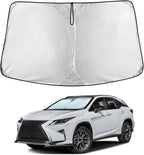 Windshield Sunshade Compatible for Lexus RX 350 450h 2023-2024 2025 2026, Sun Visor for Front Windshield & Window Sun Shade Cover, UV Heat Blocker & Protector, Car Accessories