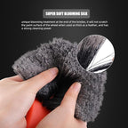 8Pcs Wheel & Tire Brush Car Detailing kit, Easy Reach Wheel and Rim Brush, 5pcs Detailing Brushes, Short Handle Cleaning Brush, 1pc Microfiber Cleaning Cloth, Great to Clean Dirty Tires