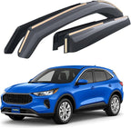 Goodyear Shatterproof in-Channel Window Deflectors for Ford Escape 2020-2026, Rain Guards, Window Visors for Cars, Vent Deflector, Car Accessories, 4 pcs - GY008084