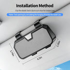 Sunglasses Holder for Car Visor Leather Eyeglasses Organizer Case for BMW X3 X5 X7 X1 3 4 2 5 Series Accessories