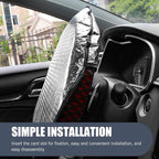 Car Steering Wheel Sun Shade, Steering Wheel Cover, Sun Heat Shield Anti-Heat Aluminum Foil Steering Wheel Shade, Heat Shield, Universal Car UV Protector (18.11 x 18.11Inch)