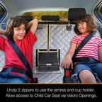 Car Seat Cover Waterproof Back Seat Cover for Kids and Dogs Without Smell Heavy Duty and Nonslip Rear Seat Protector Non Stick Fur Bench Seat Cover for SUV Van Easy to Install Machine Washable