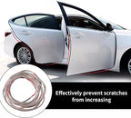 16.3ft Car Door Edge Protectors, Door Edge Guard, U-Shaped Rubber Edge Trim Car Door Protector,Suitable for Most Cars, Trucks, Suvs（Transparent 16.3ft)