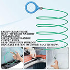Upgraded Auto Sunroof Drain Cleaning Tool Kit, 118 Inch Extra Long Flexible Drain Brush Pipe Cleaner Unclogger Tool with Syringe Hose for Car Sun Roof, Windshield Wiper Hole, AC Drain Line