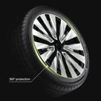 for Tesla Model Y 19 inch Wheel Rim Protector, for Tesla Wheel Cover 19 inch, Model Y(2020-2024) 4PCS Hubcaps Wheel Cover Rim Full Cover Hubcaps Accessories