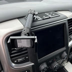 Bulletpoint Metal Dash Mount Cell Phone Holder Compatible with 2013-2018 RAM Truck & 2019+ RAM 1500 Classic (RubiGrid Spring-Loaded)