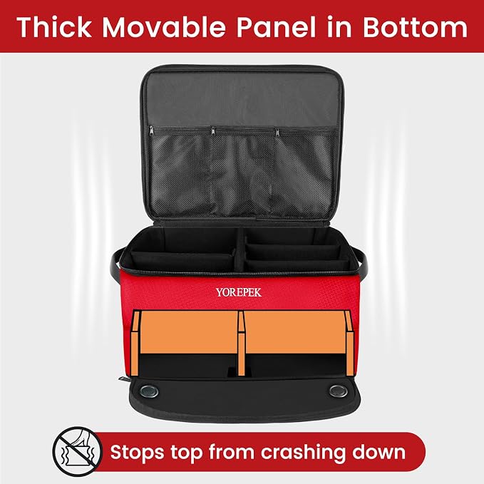 2 Layer Golf Trunk Organizer, Golf Gifts for Men with Separate Ventilated Compartment for 2 Pair Shoes, Waterproof Car Trunk Locker for Balls, Tees, Clothes, Gloves, Gifts for Golfers