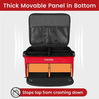 2 Layer Golf Trunk Organizer, Golf Gifts for Men with Separate Ventilated Compartment for 2 Pair Shoes, Waterproof Car Trunk Locker for Balls, Tees, Clothes, Gloves, Gifts for Golfers