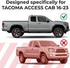Window Deflectors Smoke Tinted In-Channel Side Window Vent Visor Deflectors Rain Guards Compatible with Toyota Tacoma 2016-2023 Access Cab/Double Cab - 2pcs. GW0083