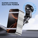 Only for iPhone Magsafe Car Mount Charger, Magnetic Phone Holder for Your Car Charger Dash Windshield Vent Magnetic Wireless Car Charger Mount for iPhone 17 16 15 14 13 12