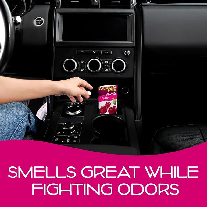 Power Bloc Car Air Freshener,Coronado Cherry Scent,(Pack of 12)