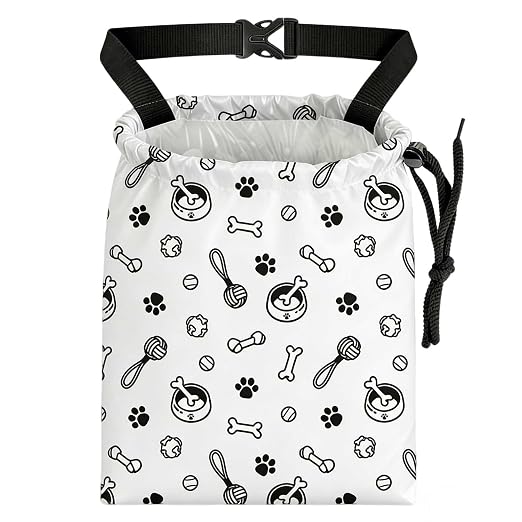 Cute Dog Toy Paw Prints Car Trash Bag - Waterproof Car Trash Bag Hanging Leakproof Car Garbage Bag - Washable Reusable Trash Bag For Car Interior Hanging Organizer Storage Vehicle Travelling Camping