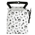 Cute Dog Toy Paw Prints Car Trash Bag - Waterproof Car Trash Bag Hanging Leakproof Car Garbage Bag - Washable Reusable Trash Bag For Car Interior Hanging Organizer Storage Vehicle Travelling Camping