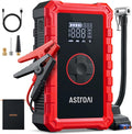 S8 Air Jump Starter with Air Compressor,3000A Peak Car Battery Jump Starter Portable (9.0 Gas/6.5L Diesel) with 150PSI Cordless Auto-Shutoff Tire Inflator, 12V Battery Charger Booster(Red)