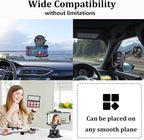 Car Phone Holder Mount with Vibration Dampener | [Camera Friendly] [1s Lock & Release] Twist-Lock Suction Cup Base for Vehicle Windshields, Fit 5.4''-7.2'' Smartphones