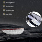 Pincuttee 2PC Side Mirror Visor Rain Guards,Car Rear View Mirror Rain Cover,Silicone Rain Shield,Mirror Cover Rubber Visor Guard(Transparent,2Pack)