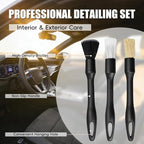 10PCS Car Detailing Brush Kit, Soft Boar Hair Brush, Car Interior Detail Brush, Fiber Brush, Car Dust Removal Brush, Car Cleaning Gel, Car Interior Cleaning Kit for Trucks, Cars, RVs, SUVs