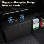 Car Trunk Organizer for SUV,Car Organizers and Storage with Collapsible Storage, Magnetic Lid Large Capacity for SUV, Truck, MPV (3D-Black, L-21.5×13×12.5 IN)