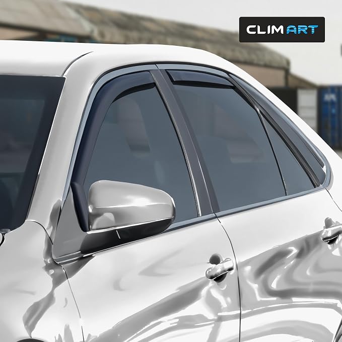 in-Channel Incredibly Durable Rain Guards for Toyota Camry 2015-2017, Original Window Deflectors, Vent Window Visors, Vent Deflector, 4 pcs. - 615306