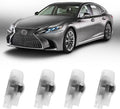 4pcs Car Door Lights Logo Projector, F-Sport Logo Compatible with LS/ES/is/LX/RX/GS/GX/RC/UX, No Fade HD LED Car Welcome Projector Lights, 3D Ghost Shadow Puddle Light(for F-Sport)